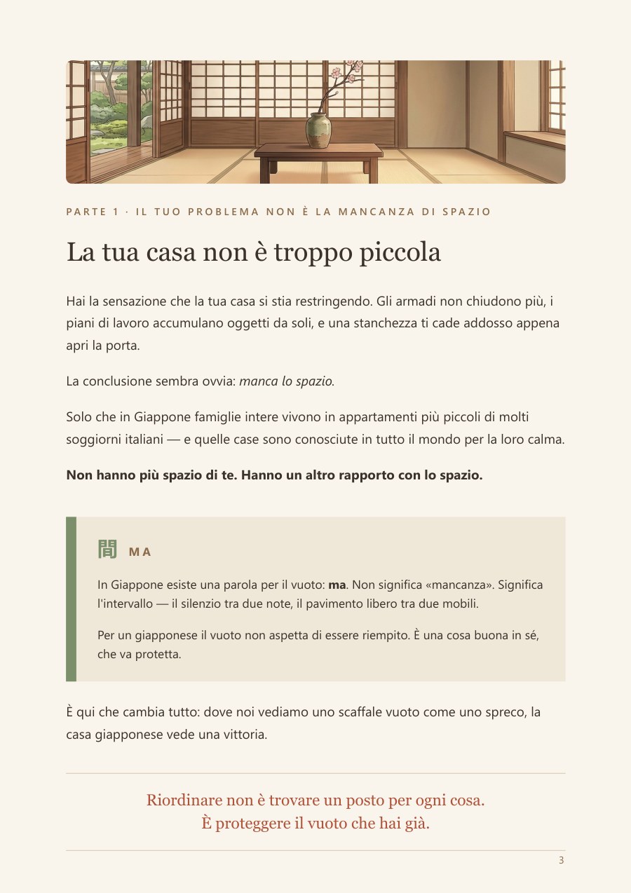Pagina sul concetto di Ma