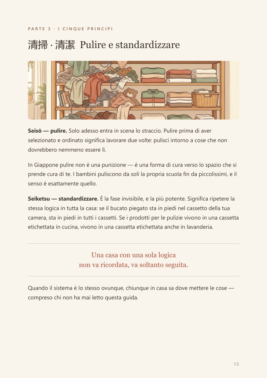 Pagina su pulire e standardizzare